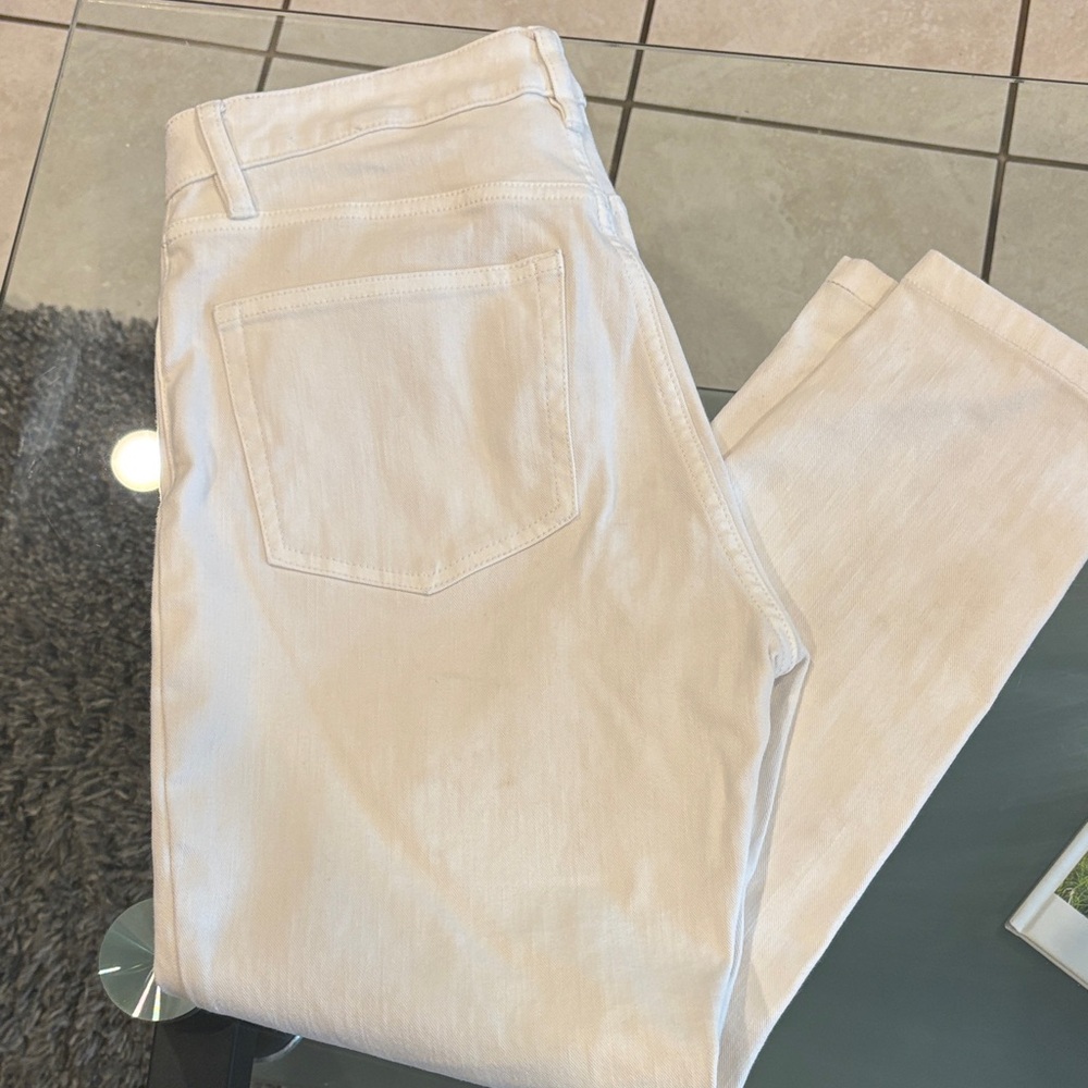 Ralph Lauren Women's Off-White Straight Leg Jeans
